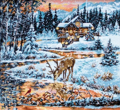 Snowy Cabin
