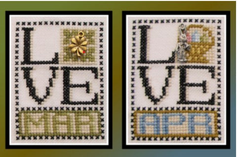 Love Bits - March/April (2 designs)