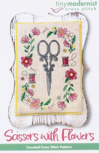 Scissors with Flowers