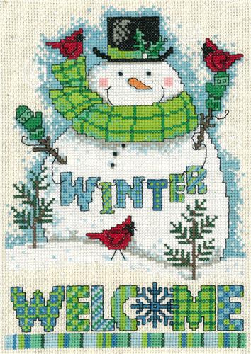 Winter Welcome Snowman