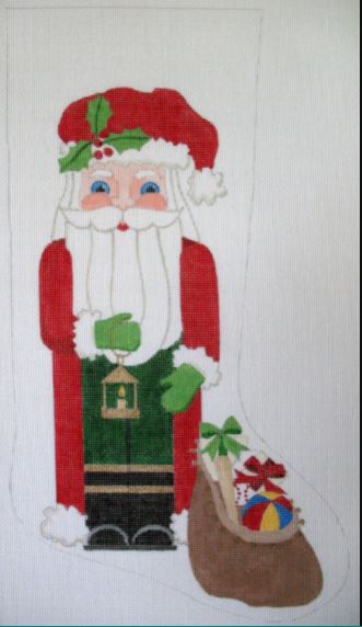 Standing Santa Stocking