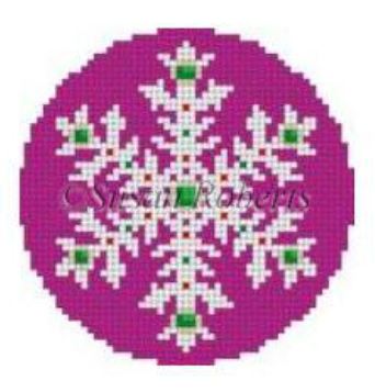 Snowflake - Raspberry Jeweled