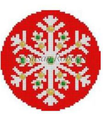 Snowflake - Ruby Jeweled