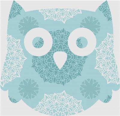 Beautiful Mandala Owl