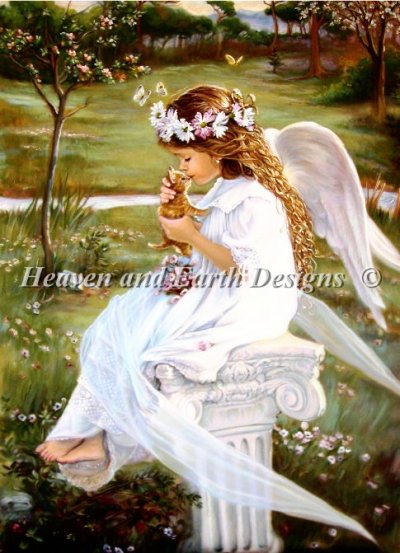 Angel and Kitten - Sandra Kuck