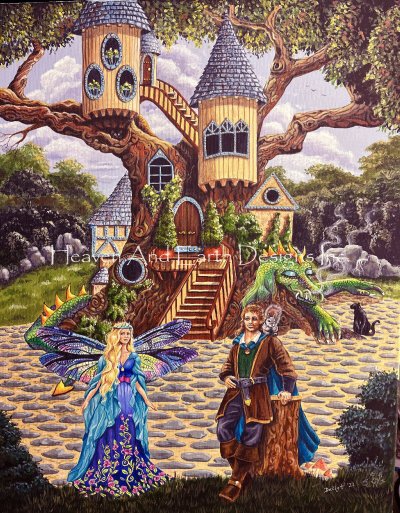 Squirrel King - Delights Fantasy Art
