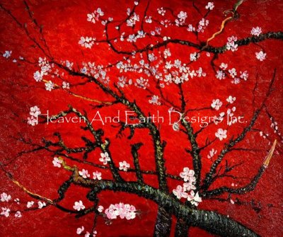 Almond Blossom Red/Mini - Vincent Van Gogh