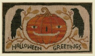 Halloween Greetings Crows