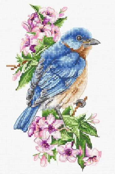Blue Bird on the Branch