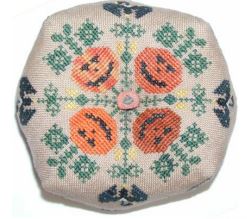 Pumpkins and Buzzards Biscornu