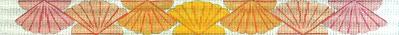 Luggage Straps - Scallop Shells/Multi