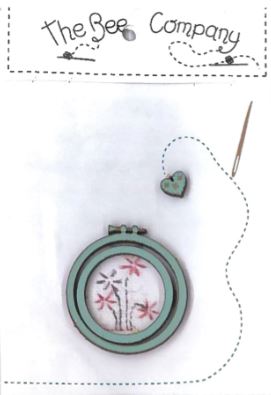 Embroidery Hoop Blue