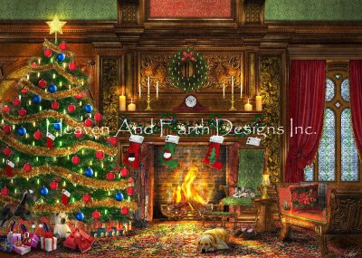 Festive Fireplace - Dominic Davison