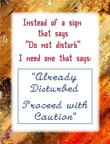 Proceed with Caution