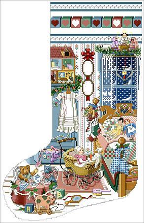 Sugar and Spice Heirloom Stocking