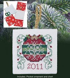 Christmas Pocket Ornament - 2011 Ornament