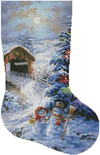 Country Shopping Stocking (Right 2)
