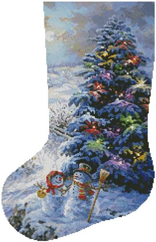 Country Shopping Stocking (Left)