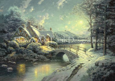 Christmas Moonlight - Thomas Kinkade