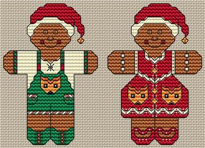 Fox Pocket Gingerbread Twins