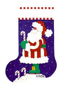 Candy Cane Cutie Pie Santa