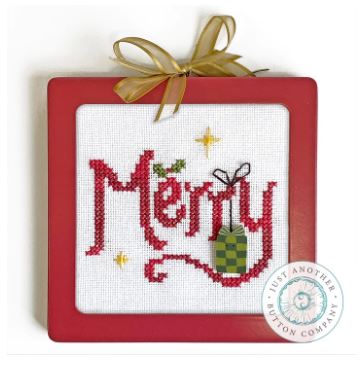 Merry Square Button Pack