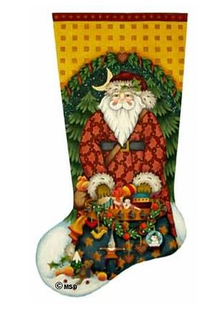 Old Fashion Santa Stocking