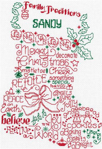 Mrs Holiday Stocking - Ursula Michael