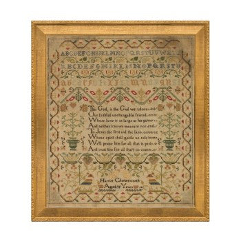 Harriet Charlesworth Sampler 1822