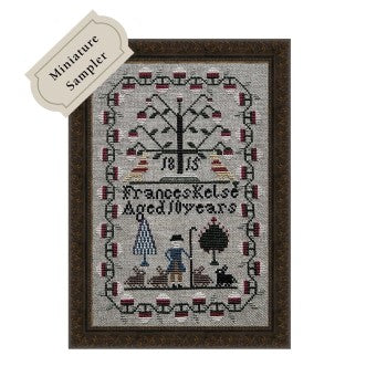 Little Bunny Shepherd Miniature Sampler 1815