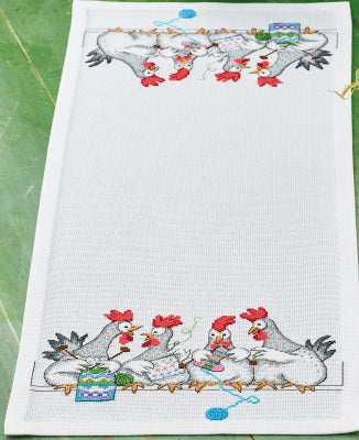 Chickens Table Runner