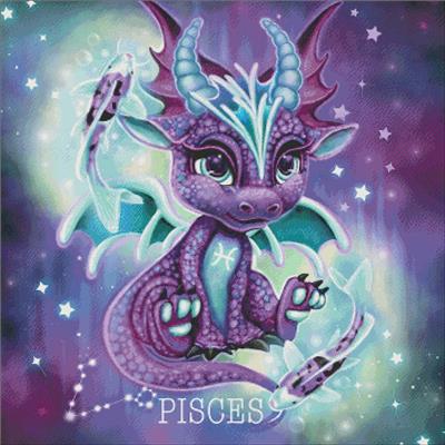 Zodiac Lil Dragonz Pisces