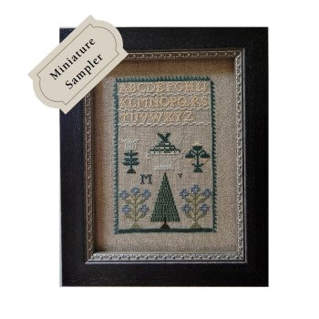 Mysterious M Sampler 1800s Miniature