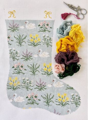 Floral Stocking