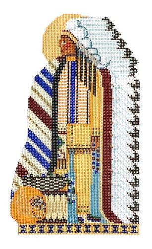 Southwest Nativity - Sioux Chief