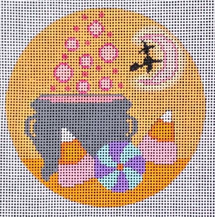 Pretty Spooky Candy Cauldron
