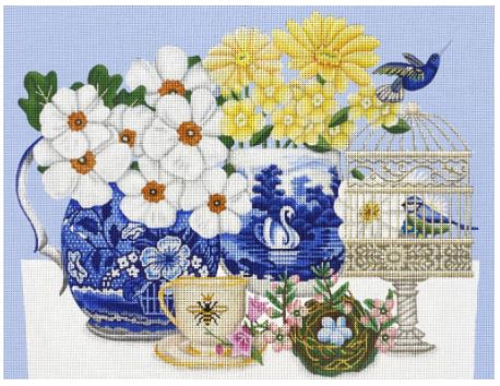 Blue and White Still Life