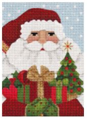 Christmas Tree Santa Ornament 2282