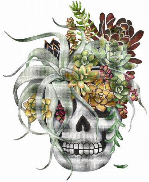 Succulent Skull