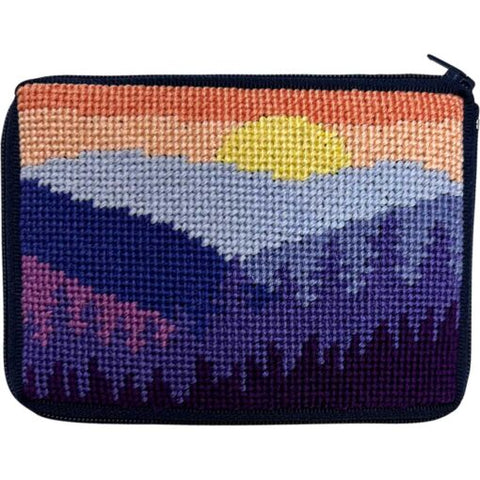 Stitch/Zip - Mountain Scene Purse