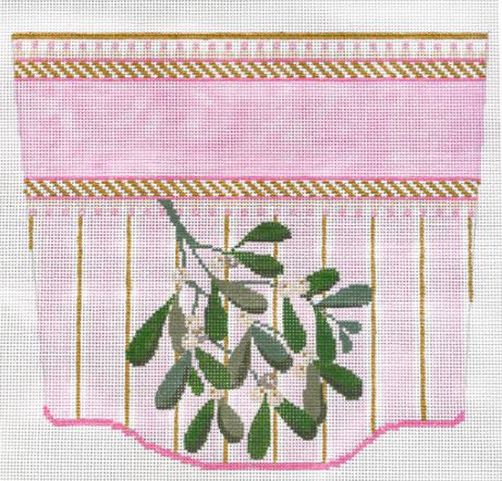 Pink Mistletoe Cuff