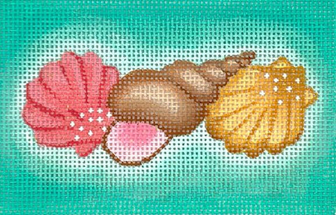 Passport Cover Insert - Mixed Shells on Caribbean