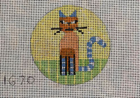 Orange/Turquoise Cat