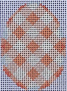 Coral Gingham Mini Egg 