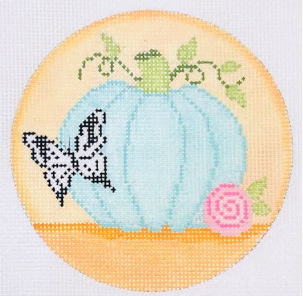 Pumpkin Spice Ornament - Orange Background