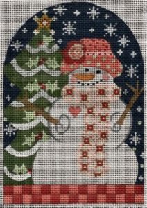Snowman w/Pink Scarf