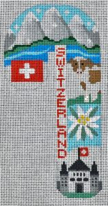 Travel Candy Cane - Switzerland 
