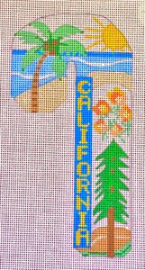 Travel Candy Cane - California