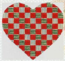 Red Check Heart