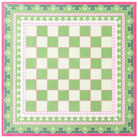 The Gambit Chessboard - Green/Pink